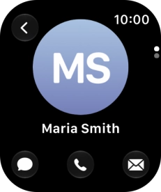 Press the call icon. Press the call icon.