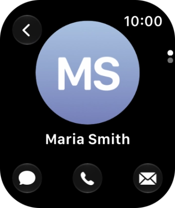 Press the call icon. Press the call icon.