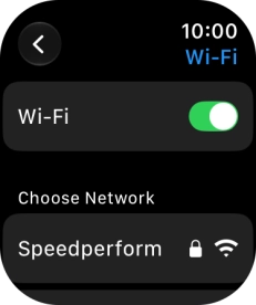 Press the required Wi-Fi network. Press the required Wi-Fi network.