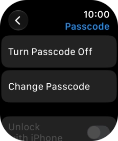 Press Turn Passcode Off and key in the current lock code. Press Turn Passcode Off and key in the current lock code.