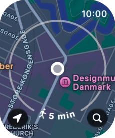 Press the search icon. Press the search icon.