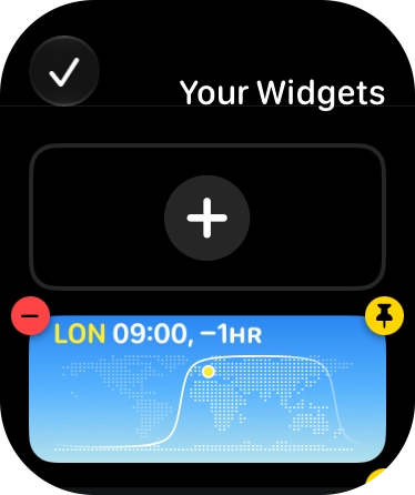 Press the unpin widget icon on the required widget to unpin it from the top of the stack. Press the unpin widget icon on the required widget to unpin it from the top of the stack.