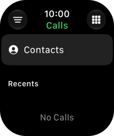 Press the keypad icon. Press the keypad icon.