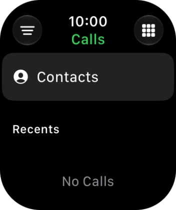 Press the keypad icon. Press the keypad icon.