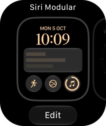 Press the required watch face. Press the required watch face.