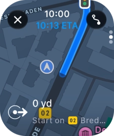Follow the instructions on the screen to go to the required destination. Follow the instructions on the screen to go to the required destination.
