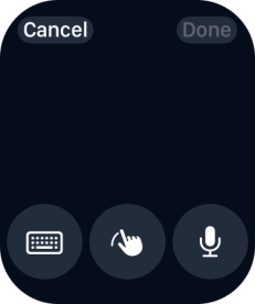 Press the microphone icon to turn on voice input. Press the microphone icon to turn on voice input.