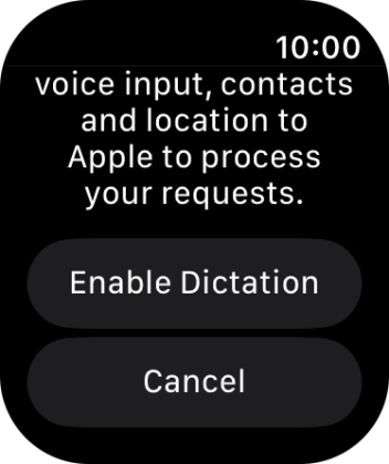 Press Enable Dictation. Press Enable Dictation.