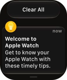 Press the required notification to open it. Press the required notification to open it.