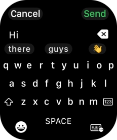 Press the input icon. Press the input icon.