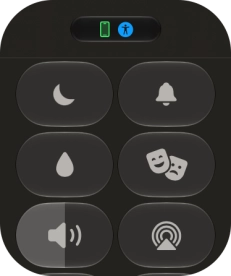 Press the sound mode icon to turn silent mode on or off. Press the sound mode icon to turn silent mode on or off.