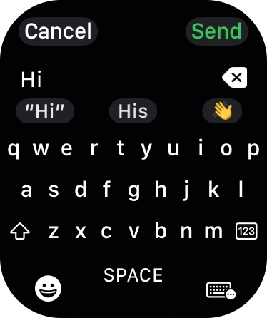 Press the input icon. Press the input icon.