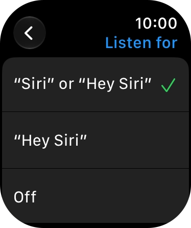 Press the required setting to turn the function on or off. Press the required setting to turn the function on or off.