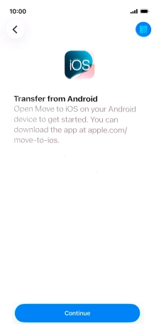 To transfer content to your phone, you need to install the app 