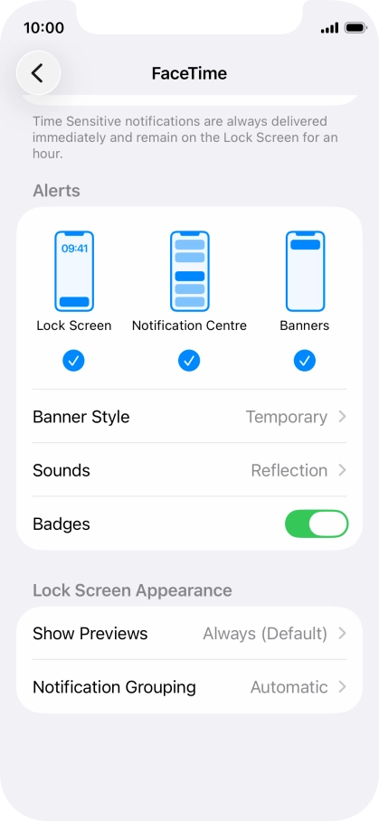 Press Notification Grouping.