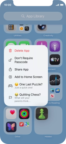 Press Don't Require Passcode.