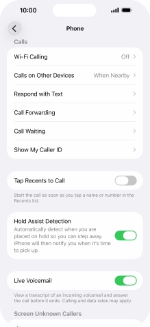Press Show My Caller ID.