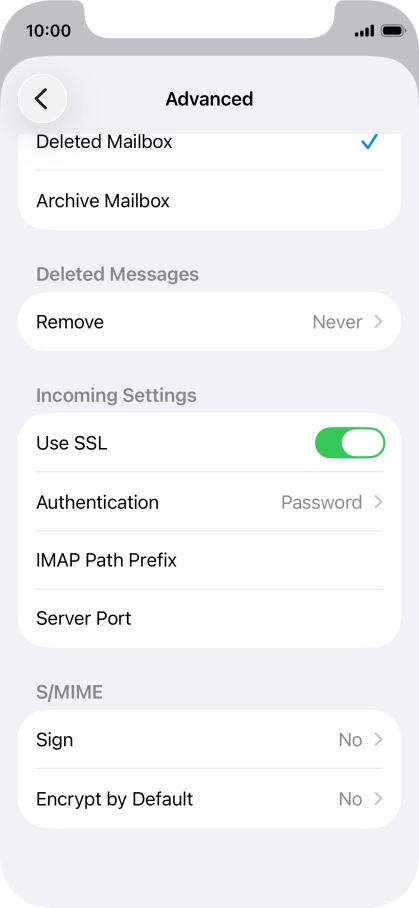 Press Authentication.