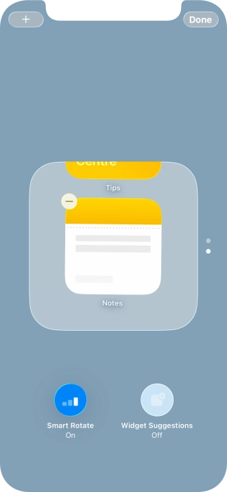 Press Smart Rotate to turn the function on or off.