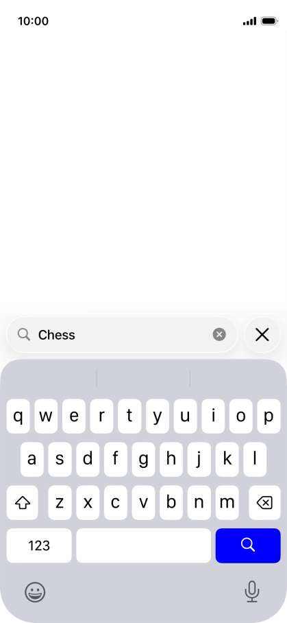 Press the search icon.