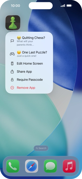Press Require Passcode.