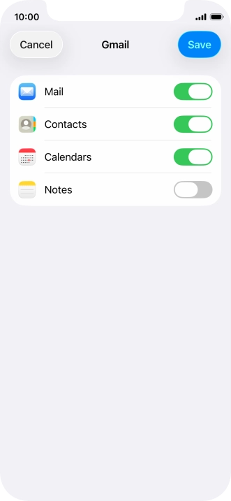 If this screen is displayed, you email account has been recognised and set up automatically. Follow the instructions on the screen to key in more information and finish setting up your email account.
