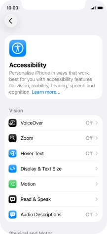 Press the required category below 