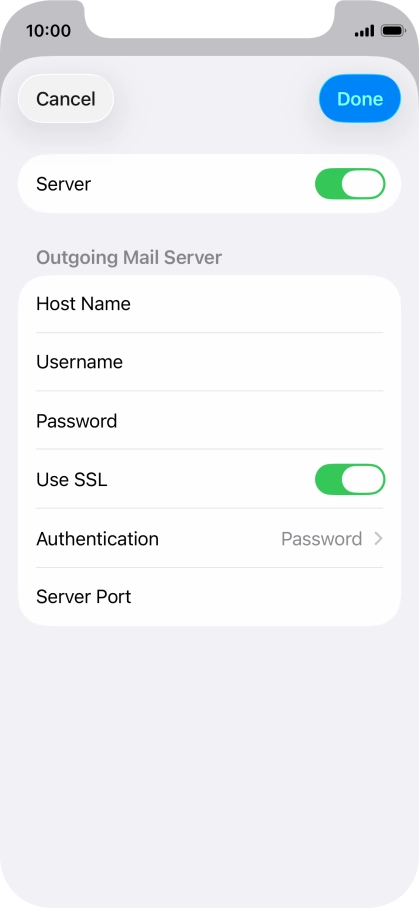 Press Authentication.