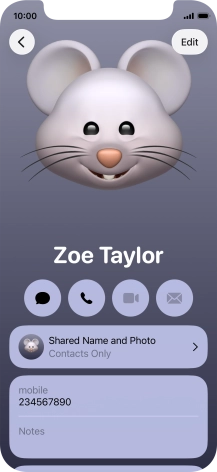 Slide your finger upwards starting from the bottom of the screen to return to the home screen.