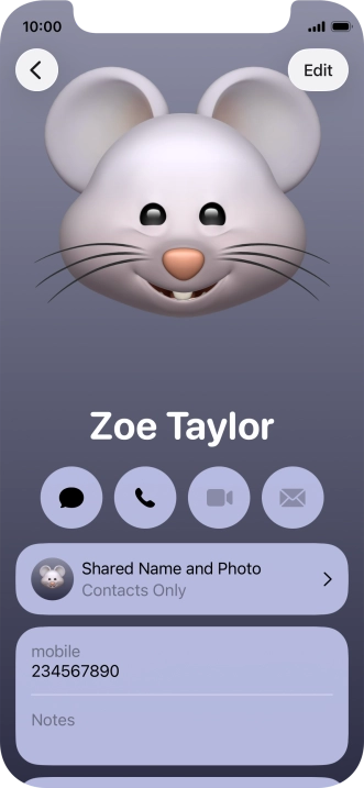 Slide your finger upwards starting from the bottom of the screen to return to the home screen.