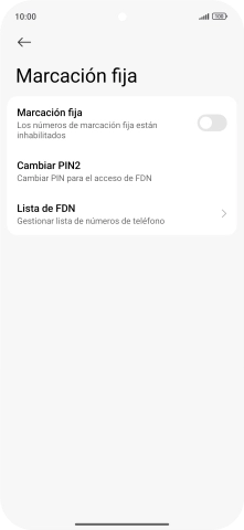 Pulsa el indicador junto a 