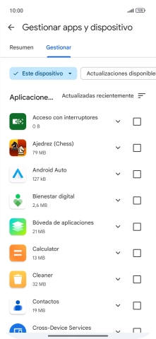 Pulsa la app deseada. Pulsa la app deseada.