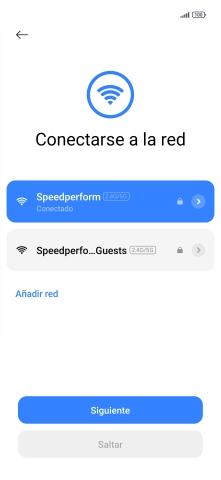 Pulsa Siguiente.