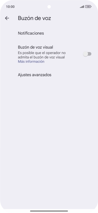 Pulsa Ajustes avanzados.