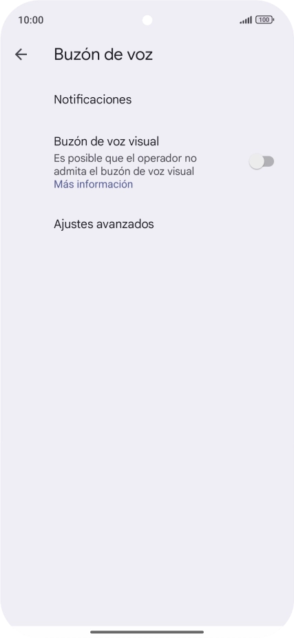 Pulsa Ajustes avanzados.