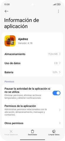 Pulsa Limpiar datos.
