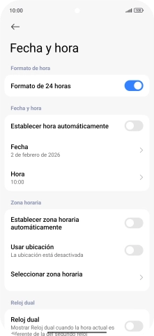 Pulsa el indicador junto a 