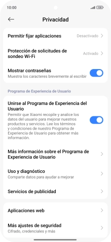 Pulsa Más ajustes de seguridad.