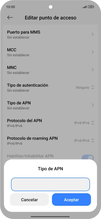 Introduce default y pulsa Aceptar. Introduce default y pulsa Aceptar.