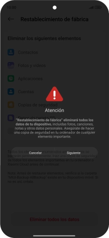 Pulsa Siguiente.