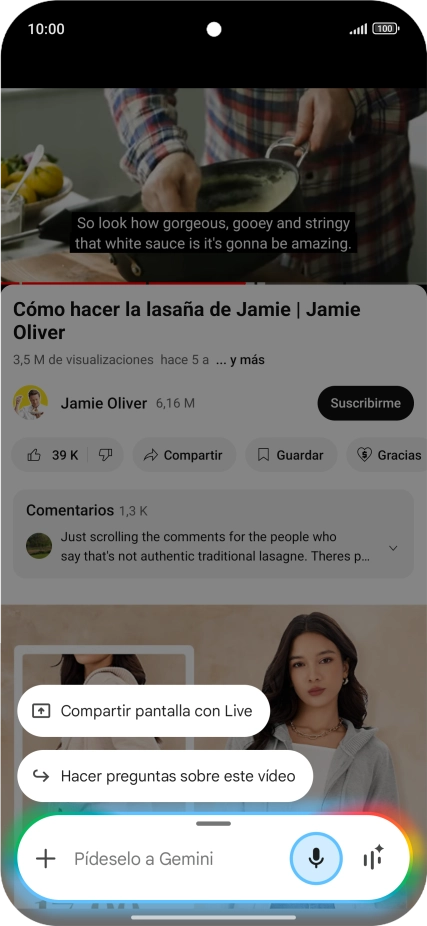 Pulsa Hacer preguntas sobre este vídeo.
