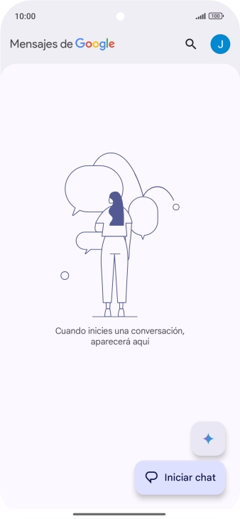 Pulsa el icono de perfil.