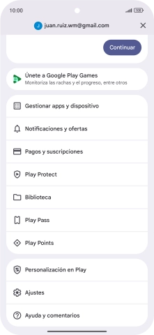 Pulsa Gestionar apps y dispositivo. Pulsa Gestionar apps y dispositivo.