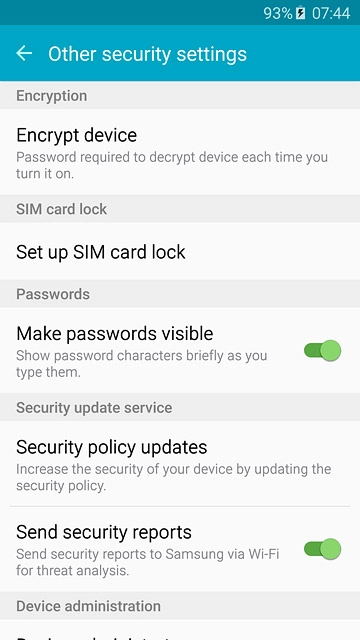 Press Set up SIM card lock.