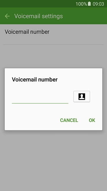 Key in +61414121121 and press OK.