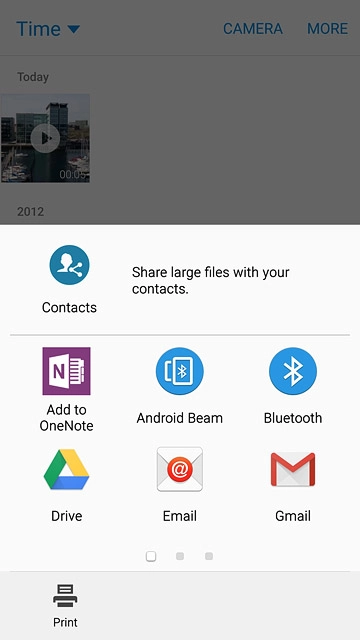 Press Bluetooth.Your phone now searches for devices and after a moment, a list of Bluetooth devices within range is displayed.