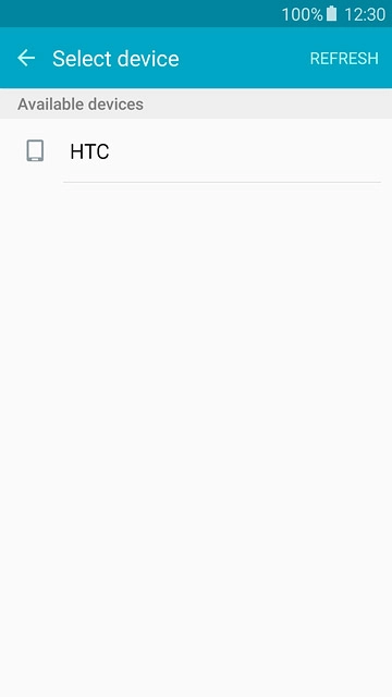 Press the required Bluetooth device.The file is sent.