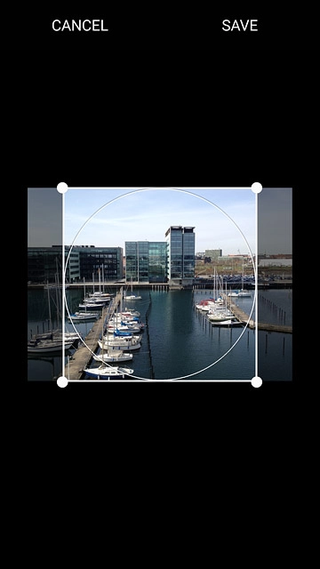 Drag the frame to the required position to select the required detail.