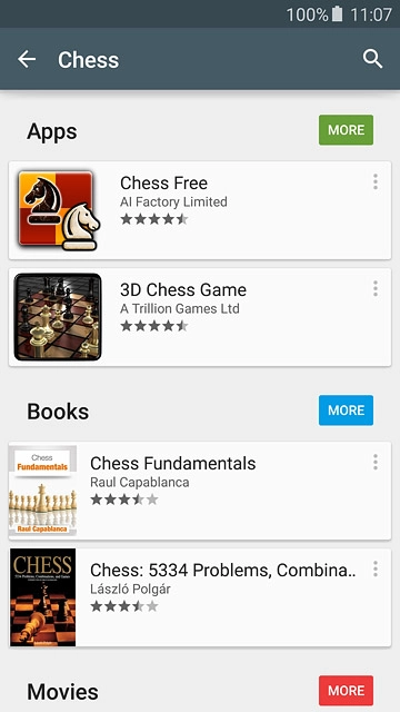 Press the required app.