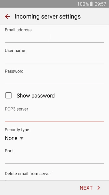 Press the drop down list below 